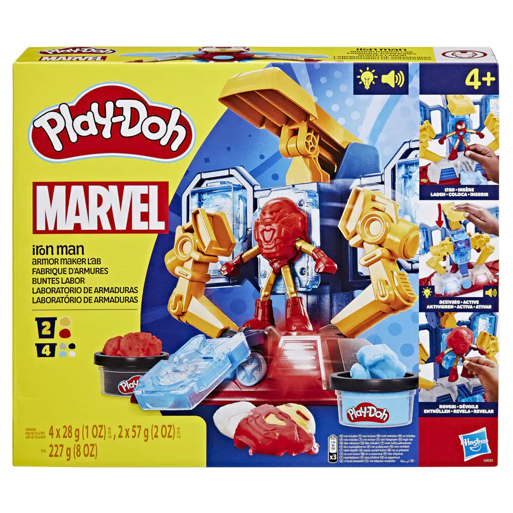 Laboratorul de armură Play-Doh Marvel Iron Man poza produsului