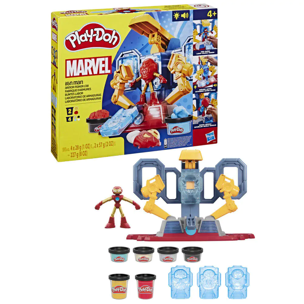 Laboratorul de armură Play-Doh Marvel Iron Man poza produsului