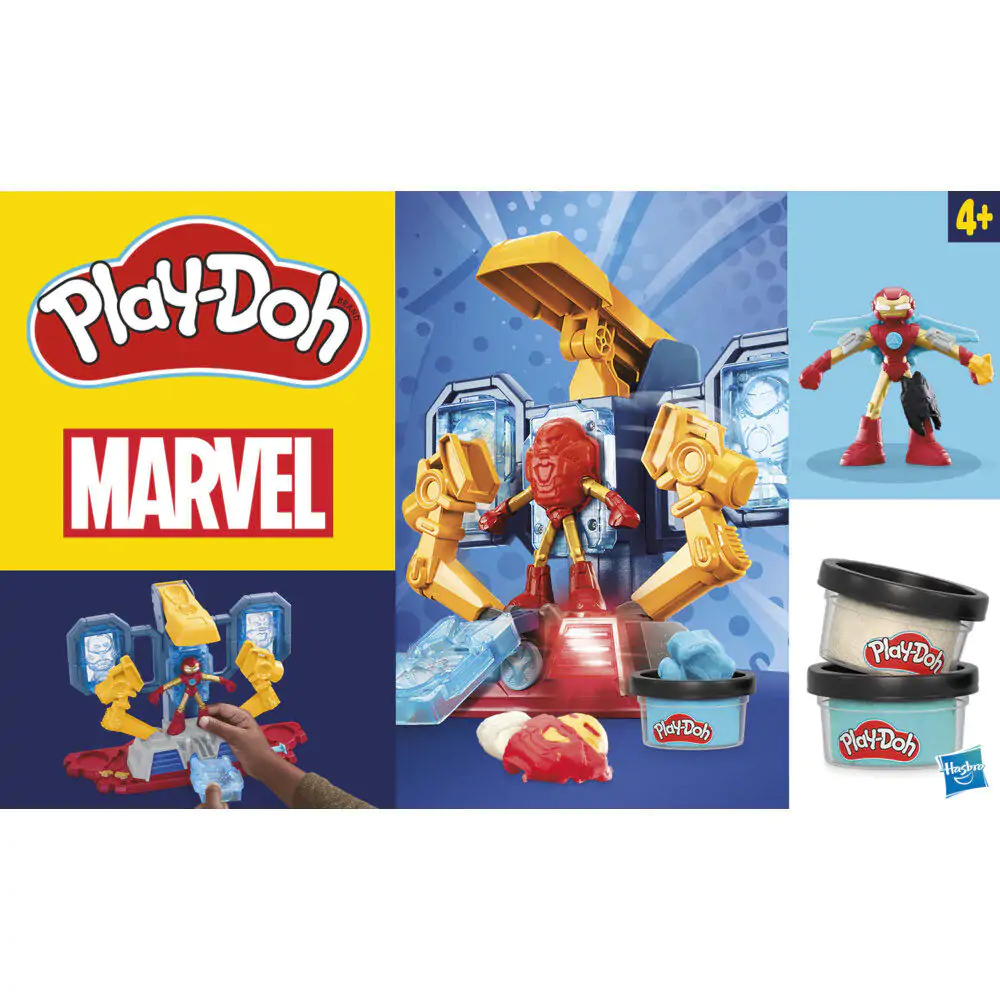 Laboratorul de armură Play-Doh Marvel Iron Man poza produsului