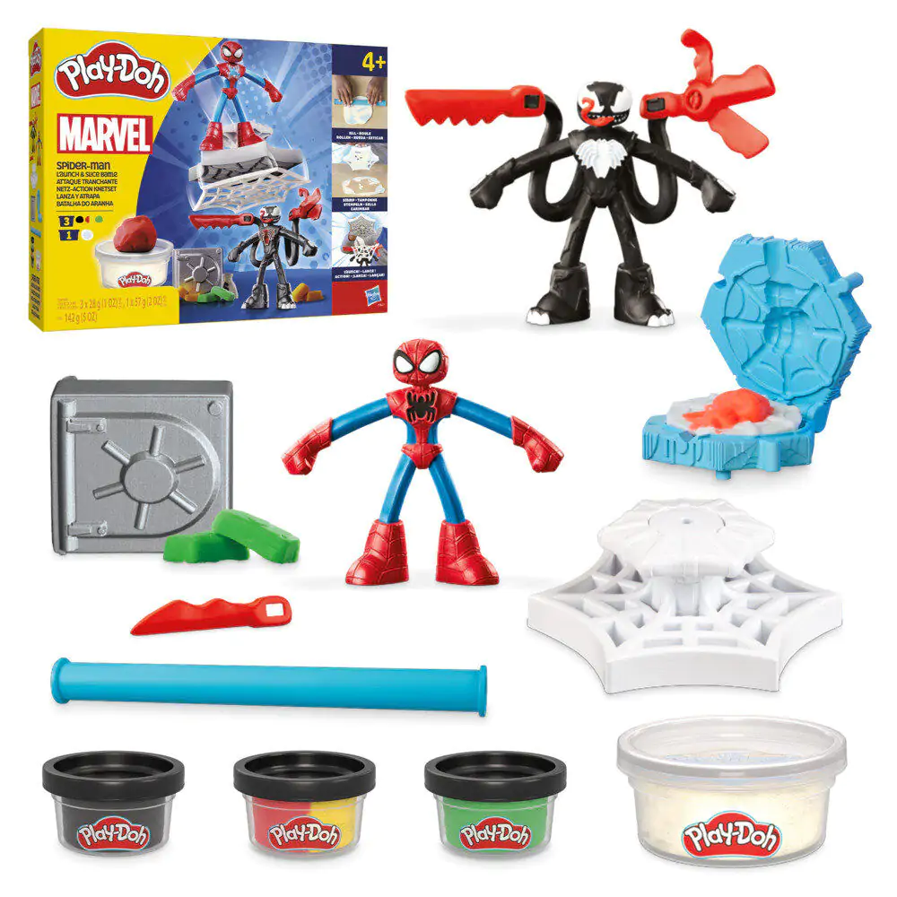 Play-Doh Marvel Spiderman Aruncă și prinde poza produsului