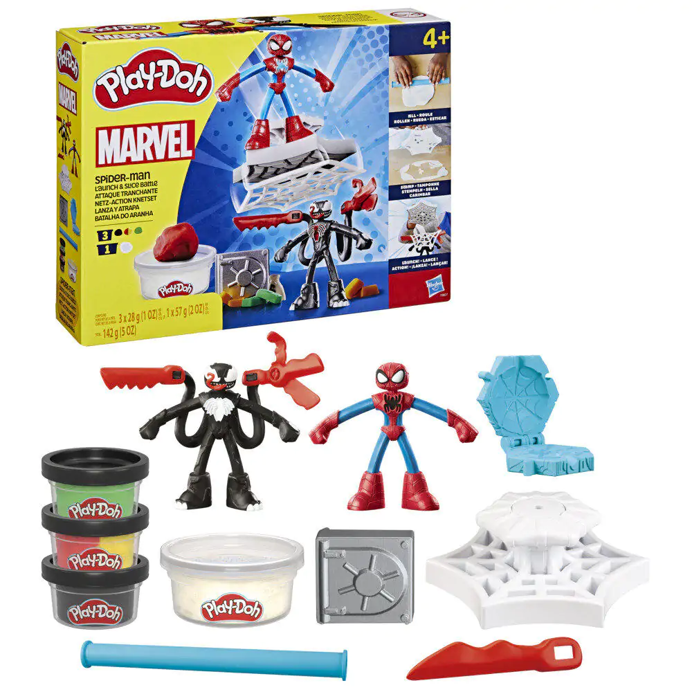 Play-Doh Marvel Spiderman Aruncă și prinde poza produsului