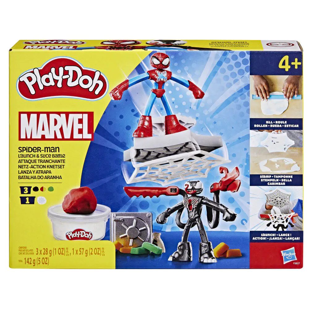 Play-Doh Marvel Spiderman Aruncă și prinde poza produsului