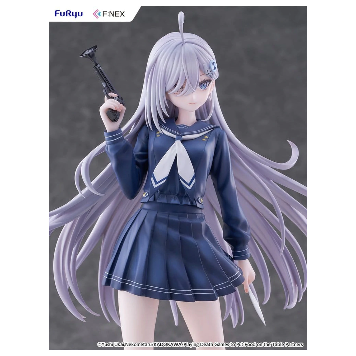Playing Death Games to Put Food on the Table PVC Figurina 1/7 Yuki School Uniform Ver. 24 cm poza produsului