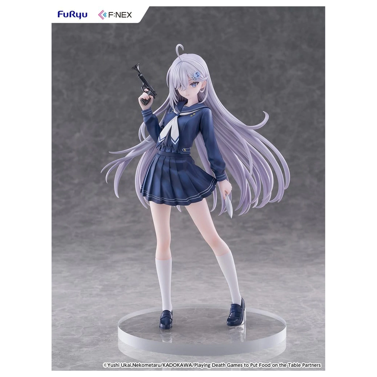 Playing Death Games to Put Food on the Table PVC Figurina 1/7 Yuki School Uniform Ver. 24 cm poza produsului