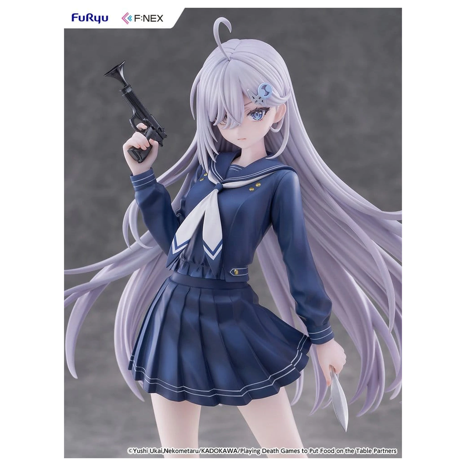 Playing Death Games to Put Food on the Table PVC Figurina 1/7 Yuki School Uniform Ver. 24 cm poza produsului