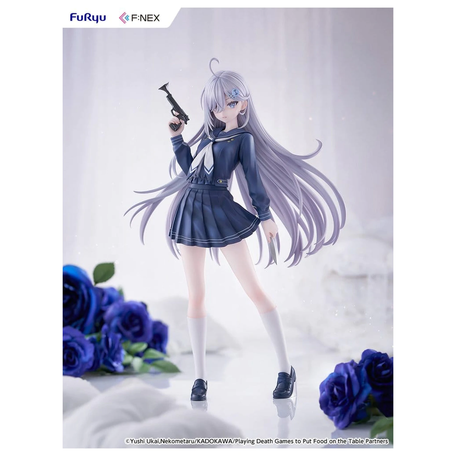 Playing Death Games to Put Food on the Table PVC Figurina 1/7 Yuki School Uniform Ver. 24 cm poza produsului