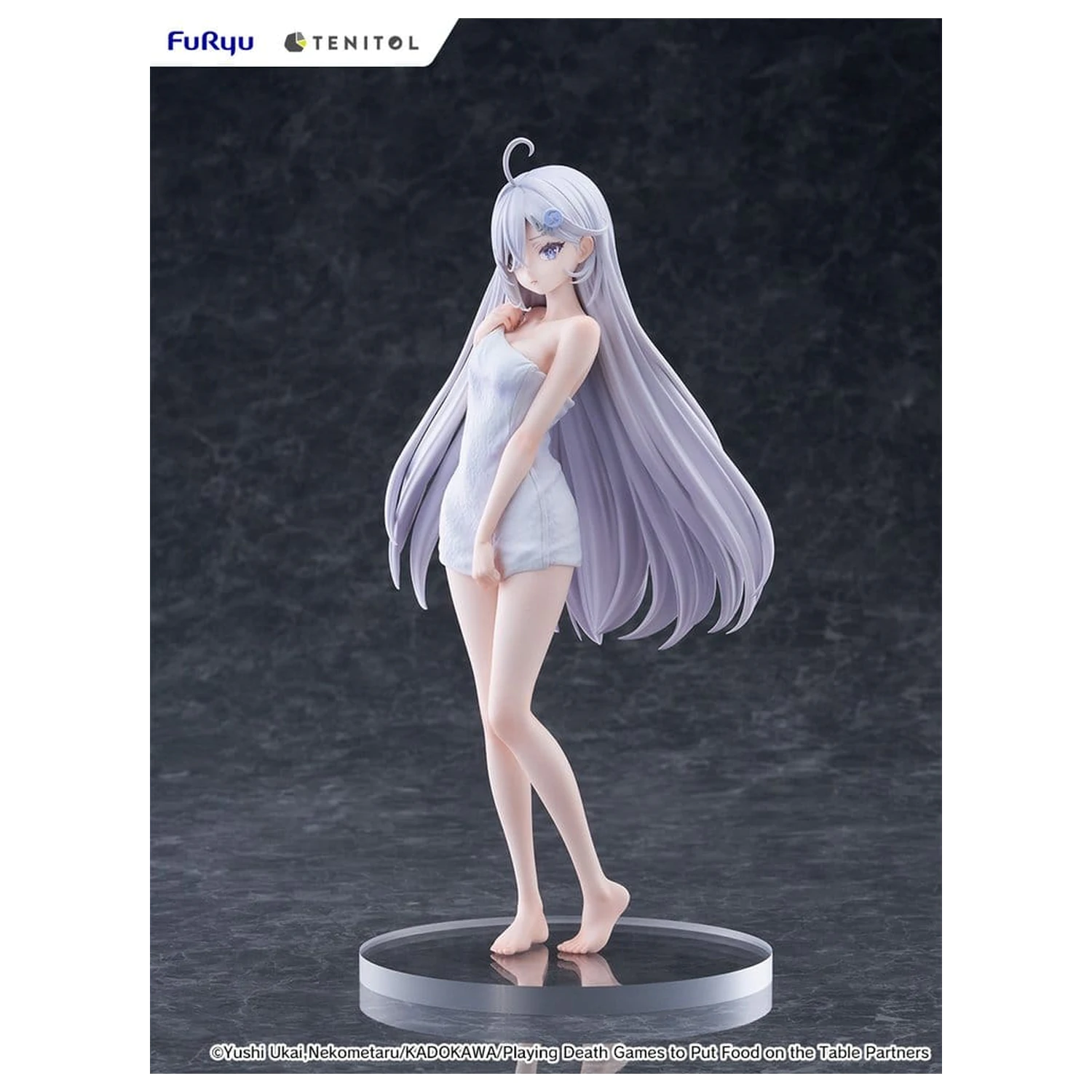 Playing Death Games to Put Food on the Table Light Novel PVC Statuie Yuki Golden Bath Ver. 30 cm poza produsului