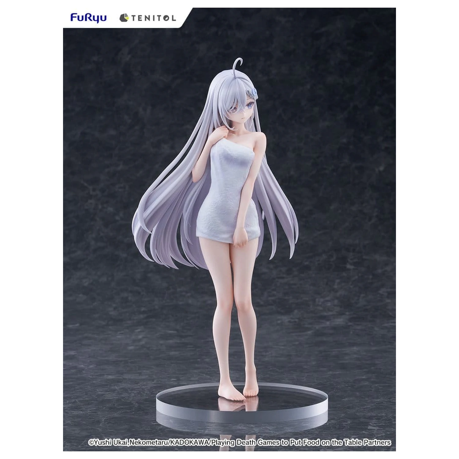 Playing Death Games to Put Food on the Table Light Novel PVC Statuie Yuki Golden Bath Ver. 30 cm poza produsului