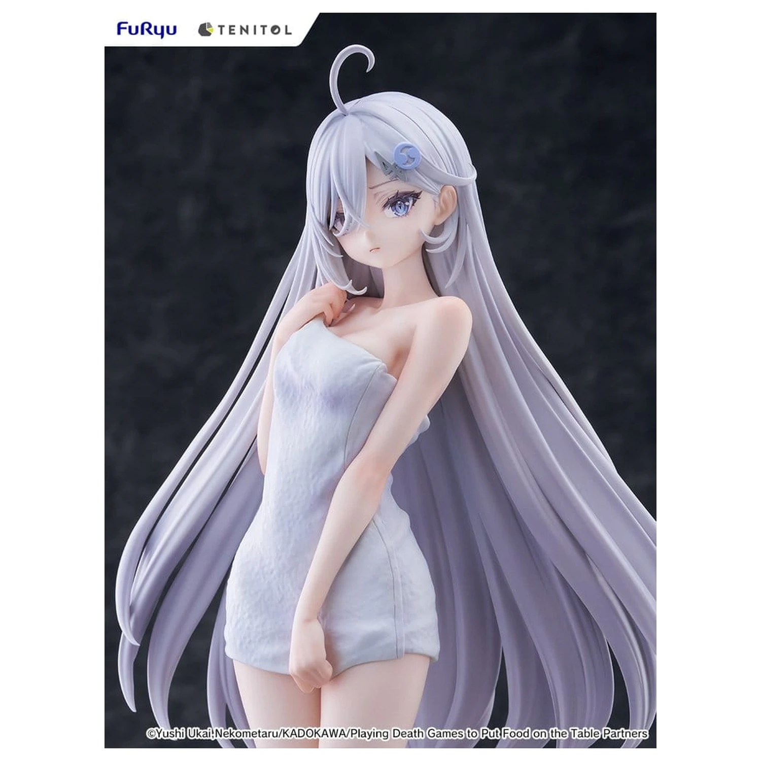Playing Death Games to Put Food on the Table Light Novel PVC Statuie Yuki Golden Bath Ver. 30 cm poza produsului