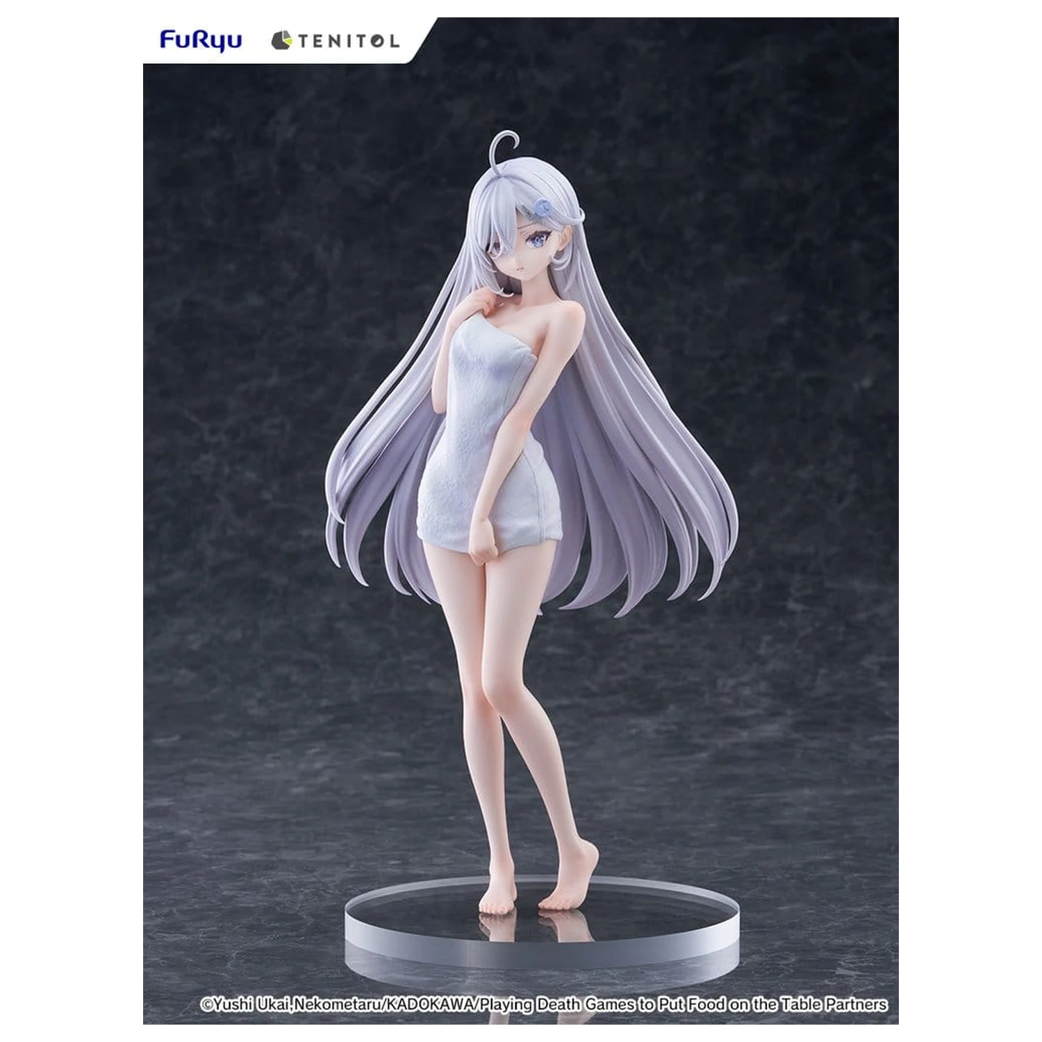 Playing Death Games to Put Food on the Table Light Novel PVC Statuie Yuki Golden Bath Ver. 30 cm poza produsului