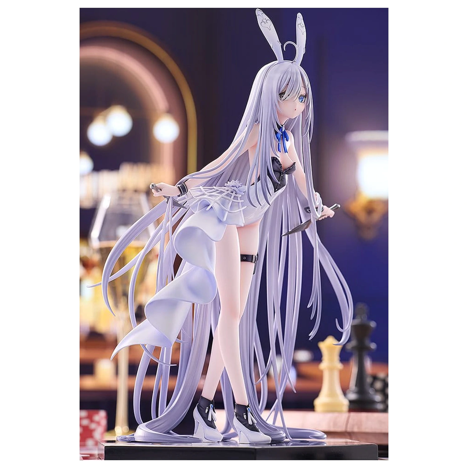 Playing Death Games to Put Food on the Table Wolf Statuie din PVC 1/7 Holo Light Novel bunny Ver. ilustrație de Jyuu Ayakura 23 cm poza produsului