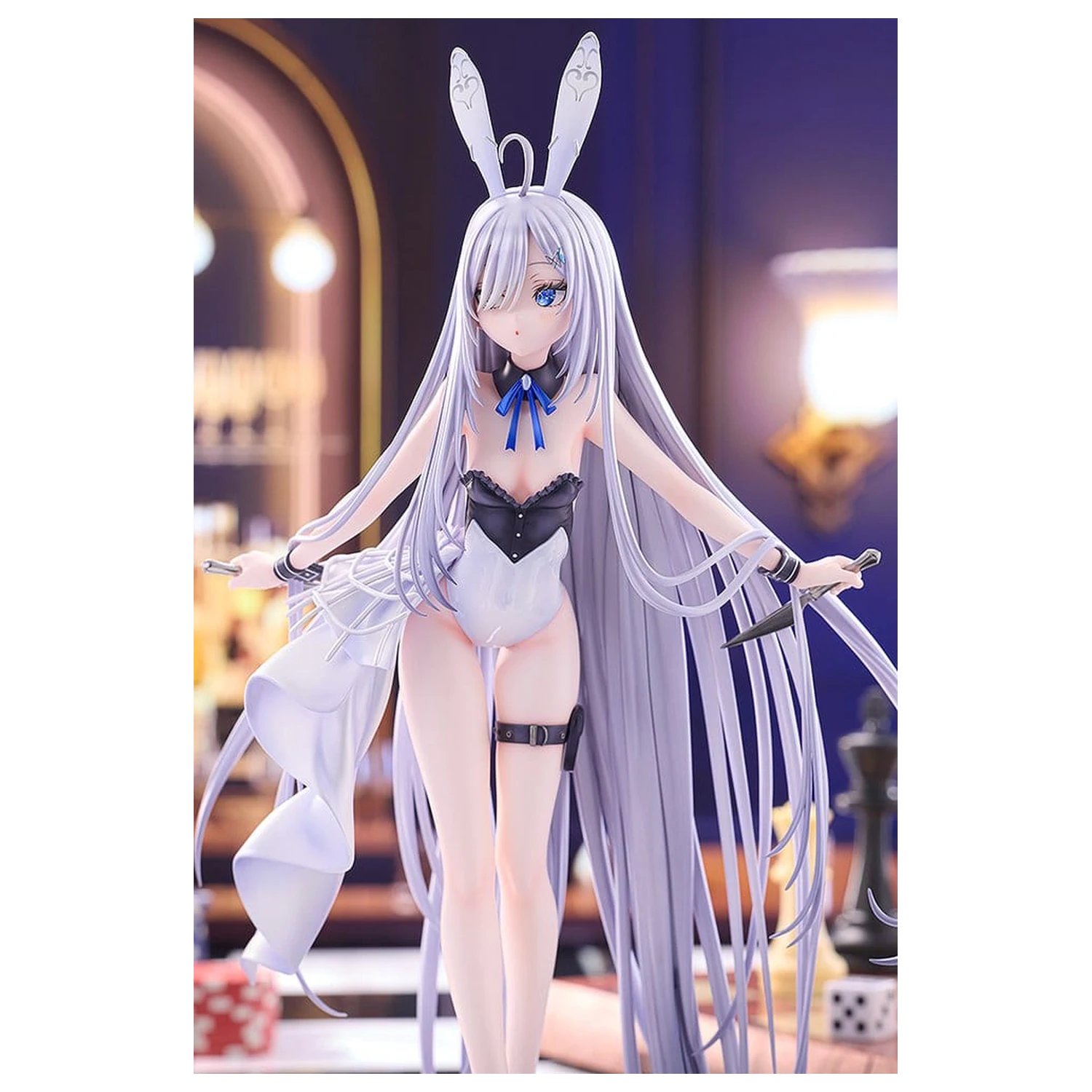 Playing Death Games to Put Food on the Table Wolf Statuie din PVC 1/7 Holo Light Novel bunny Ver. ilustrație de Jyuu Ayakura 23 cm poza produsului