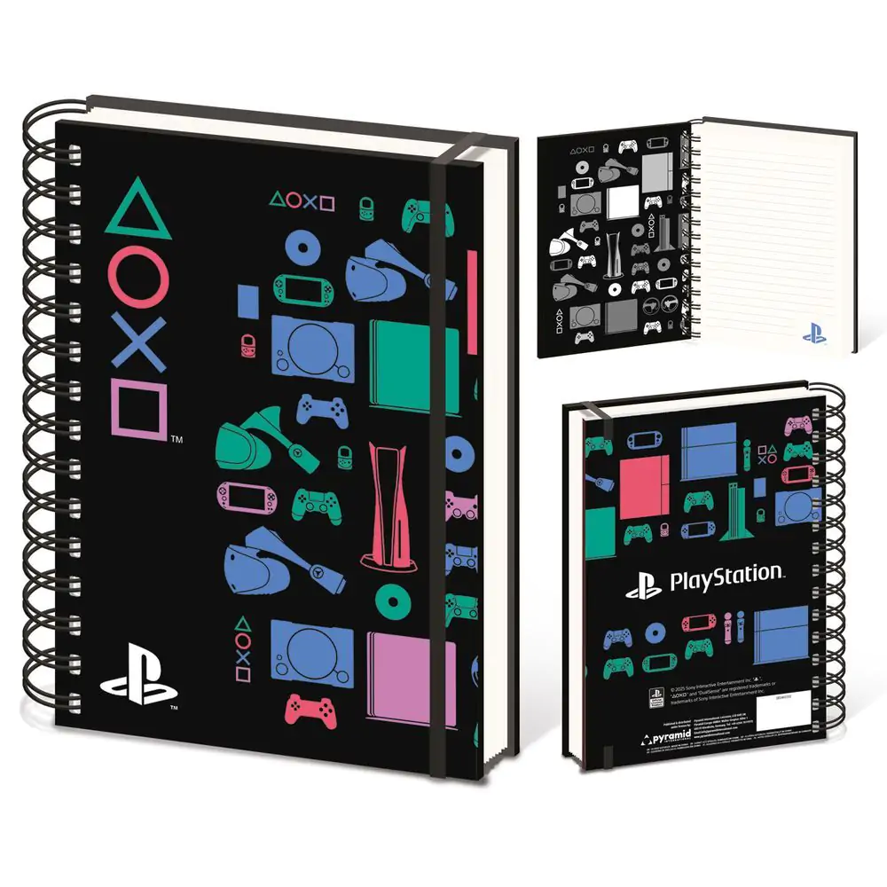 Caiet PlayStation A5 poza produsului