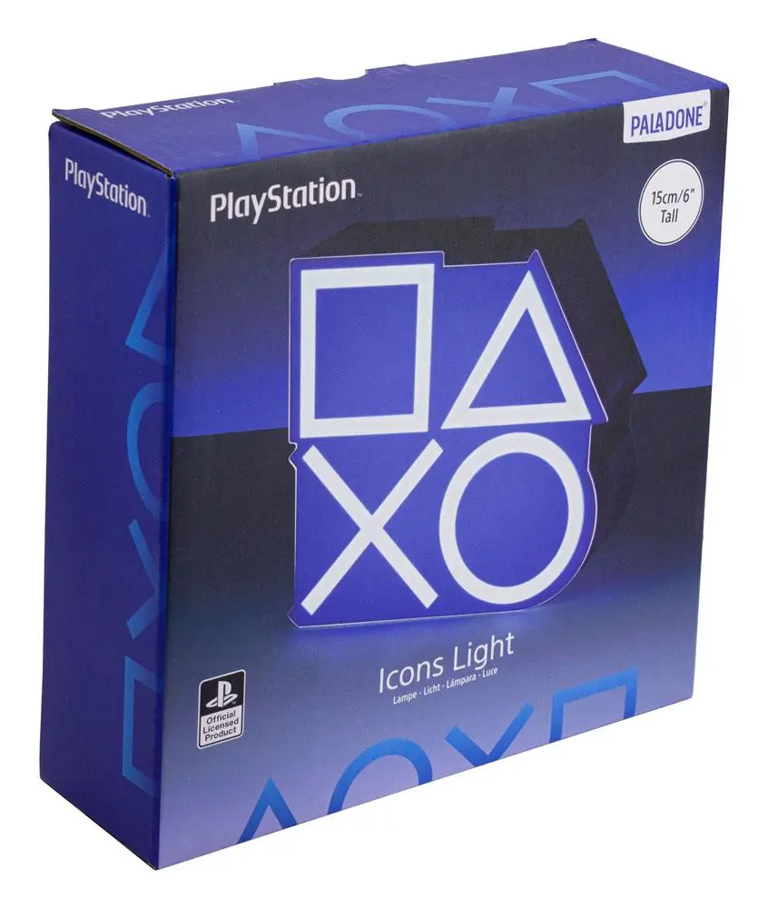 Lampa caseta cu pictograme Playstation 15 cm poza produsului