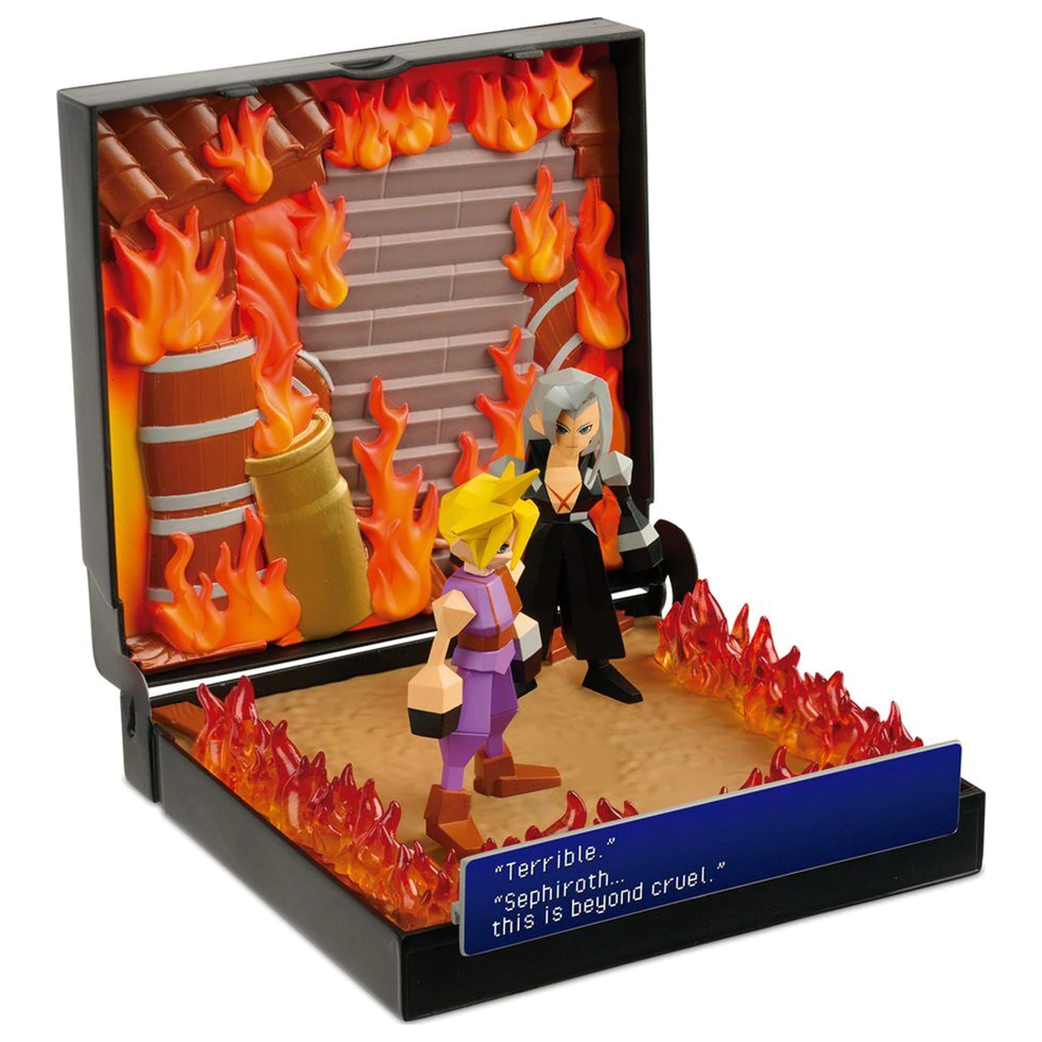 PlayStation Final Fantasy VII Burning at Nibelheim Diorama - Diorama poza produsului