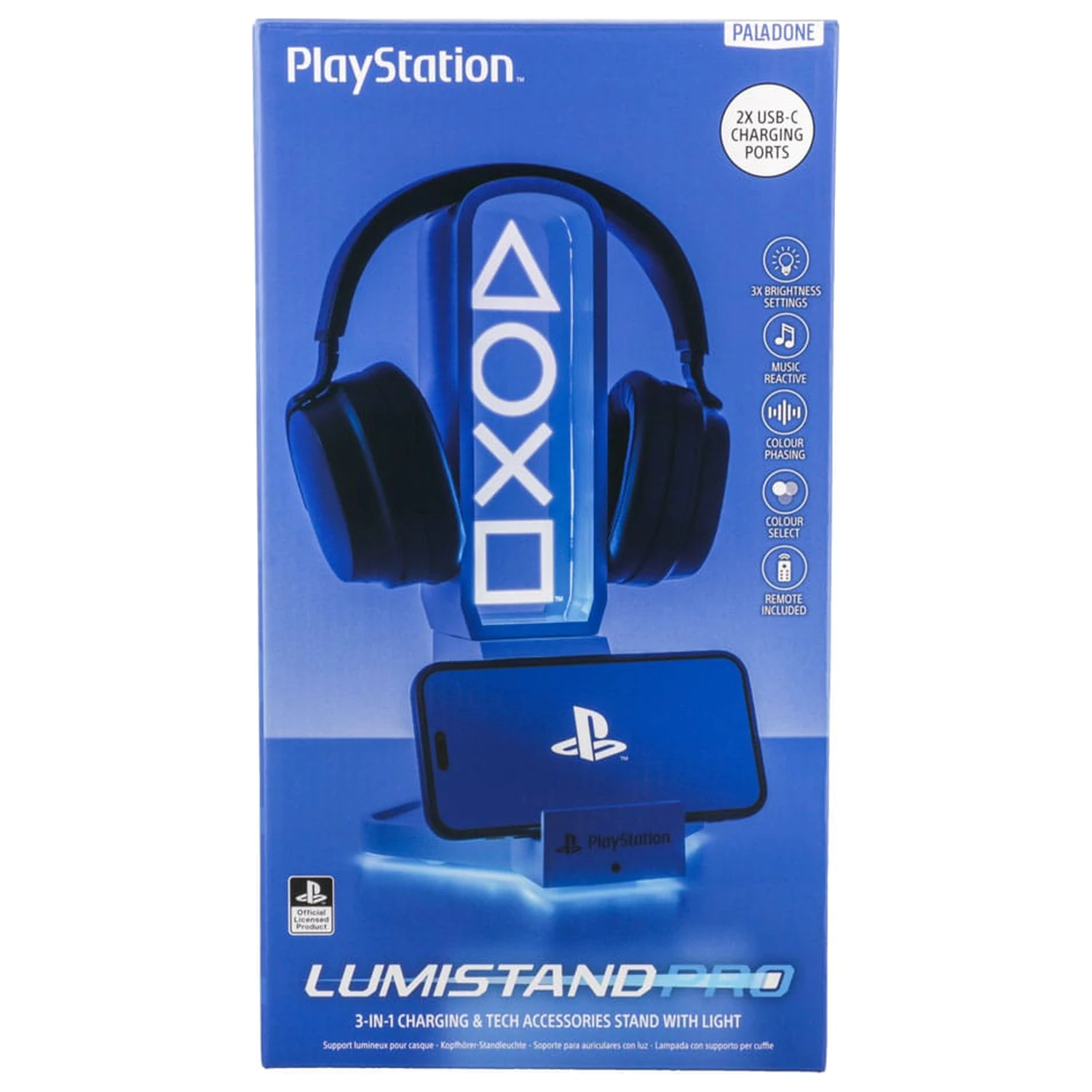 Playstation Desk Suport căști cu lumină 30 cm poza produsului