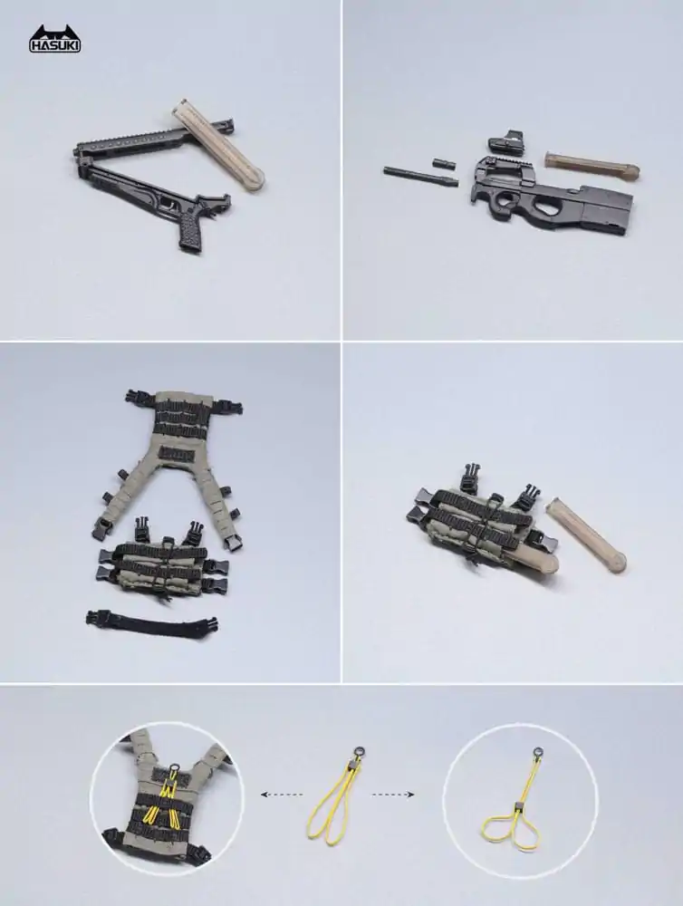 Pocket Art Action Figurina de actiune 1/12 PA006 Reizei Hiyo the Security 15 cm poza produsului