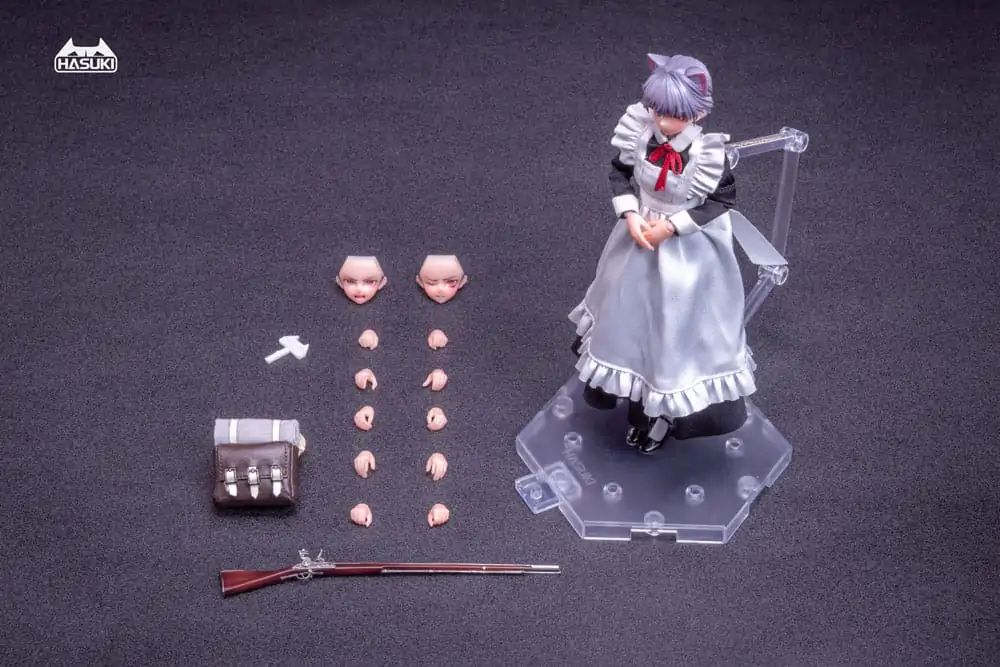 Figurină de acțiune Art Pocket 1/12 PA010 Maid Gunner FKEY 15 cm poza produsului