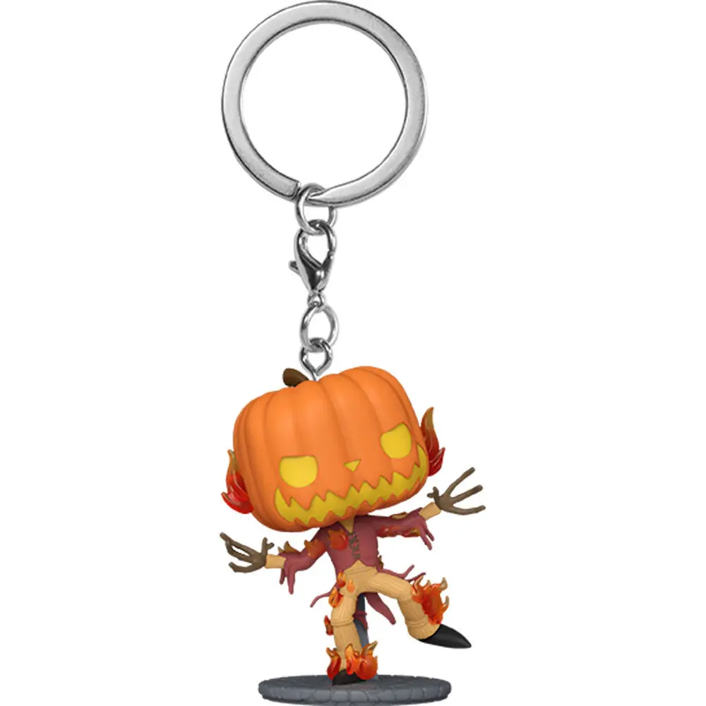 Pocket POP Disney Keychain Nightmare Before Christmas 30th Anniversary Pumpkin King Breloc poza produsului