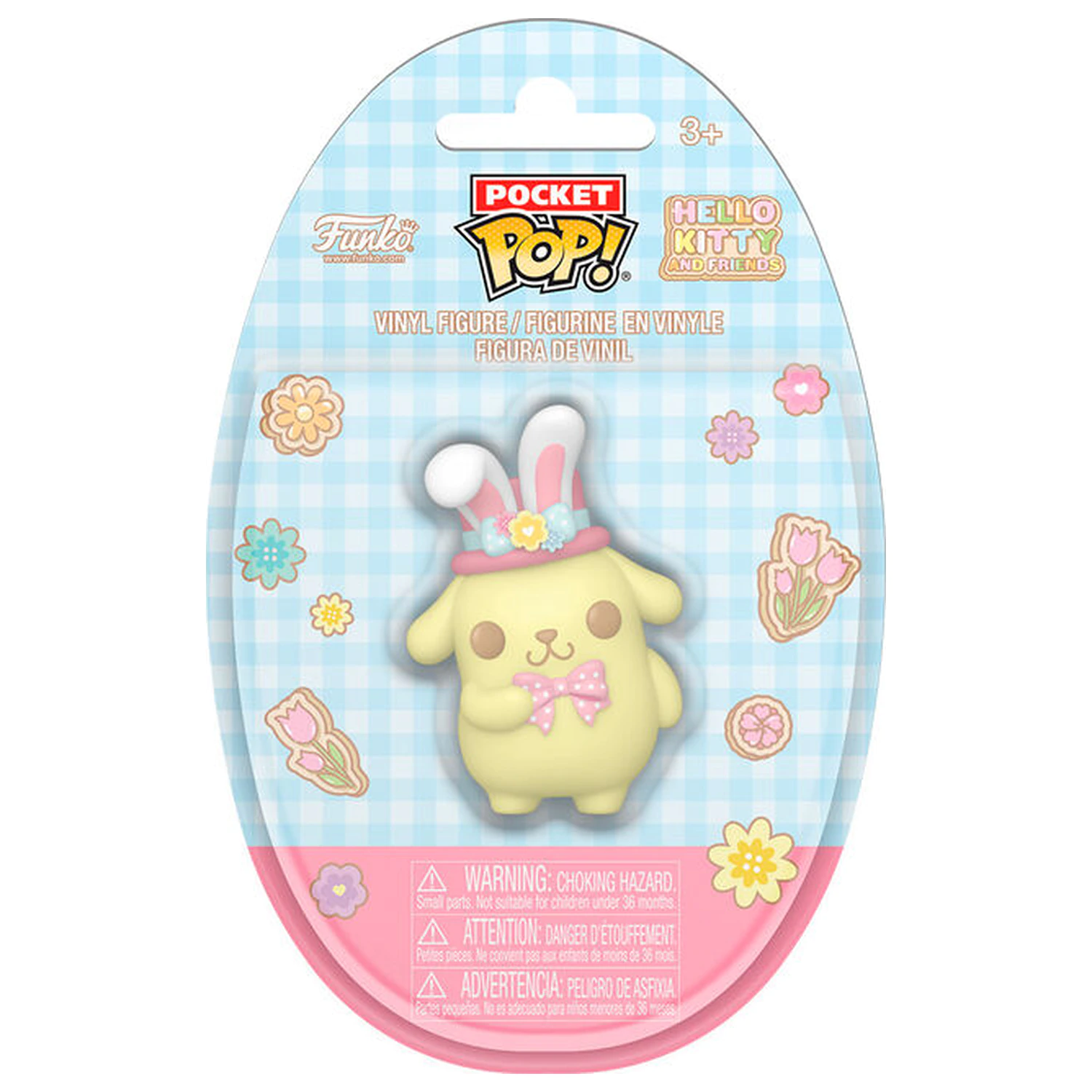 Figurină Pocket Funko POP Egg Hello Kitty and Friends Pompompurin poza produsului