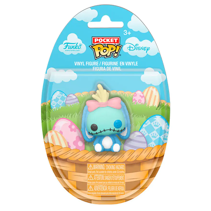 Figurină Pocket Funko POP Disney Stitch Scrump Iepuraș de Paște poza produsului