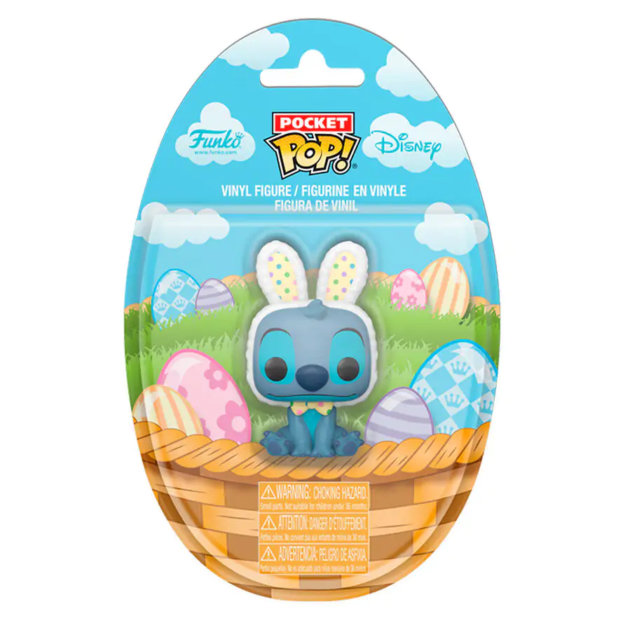 Figurină Pocket Funko POP Disney Stitch - Stitch Iepuraș de Paște poza produsului