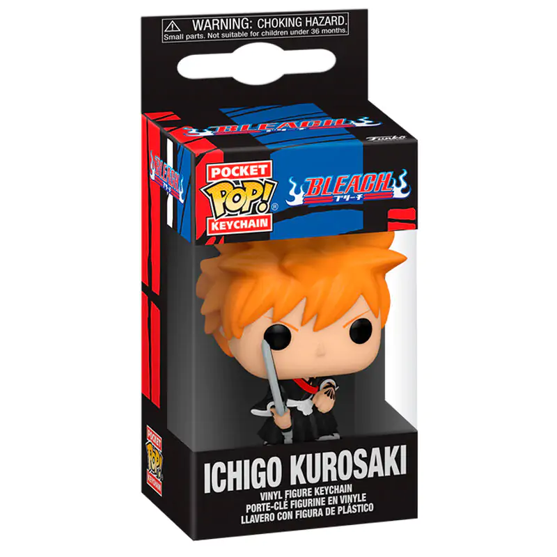 Breloc Funko POP de buzunar Bleach Ichigo Kurosaki poza produsului