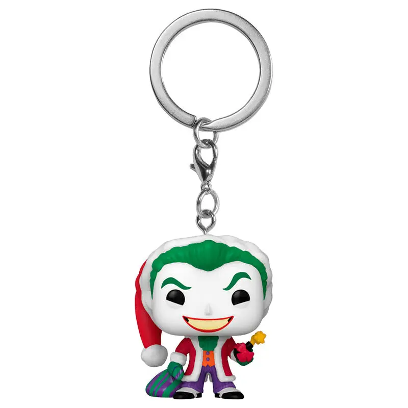 Breloc Pocket POP DC Comics Holiday The Joker Exclusive poza produsului