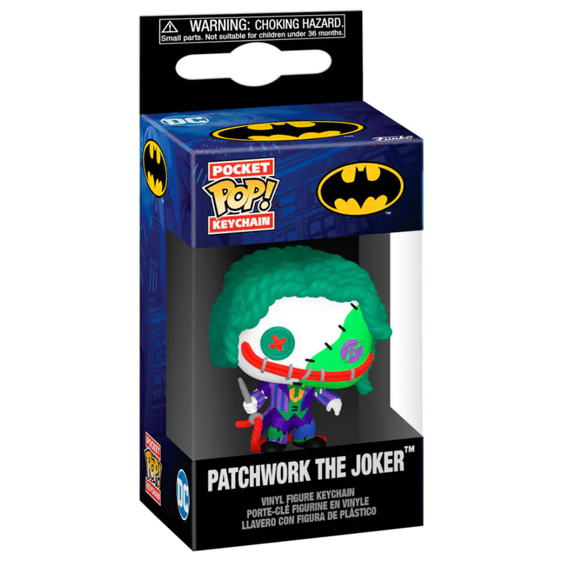Breloc Pocket Funko POP DC Comics Patchwork Joker poza produsului