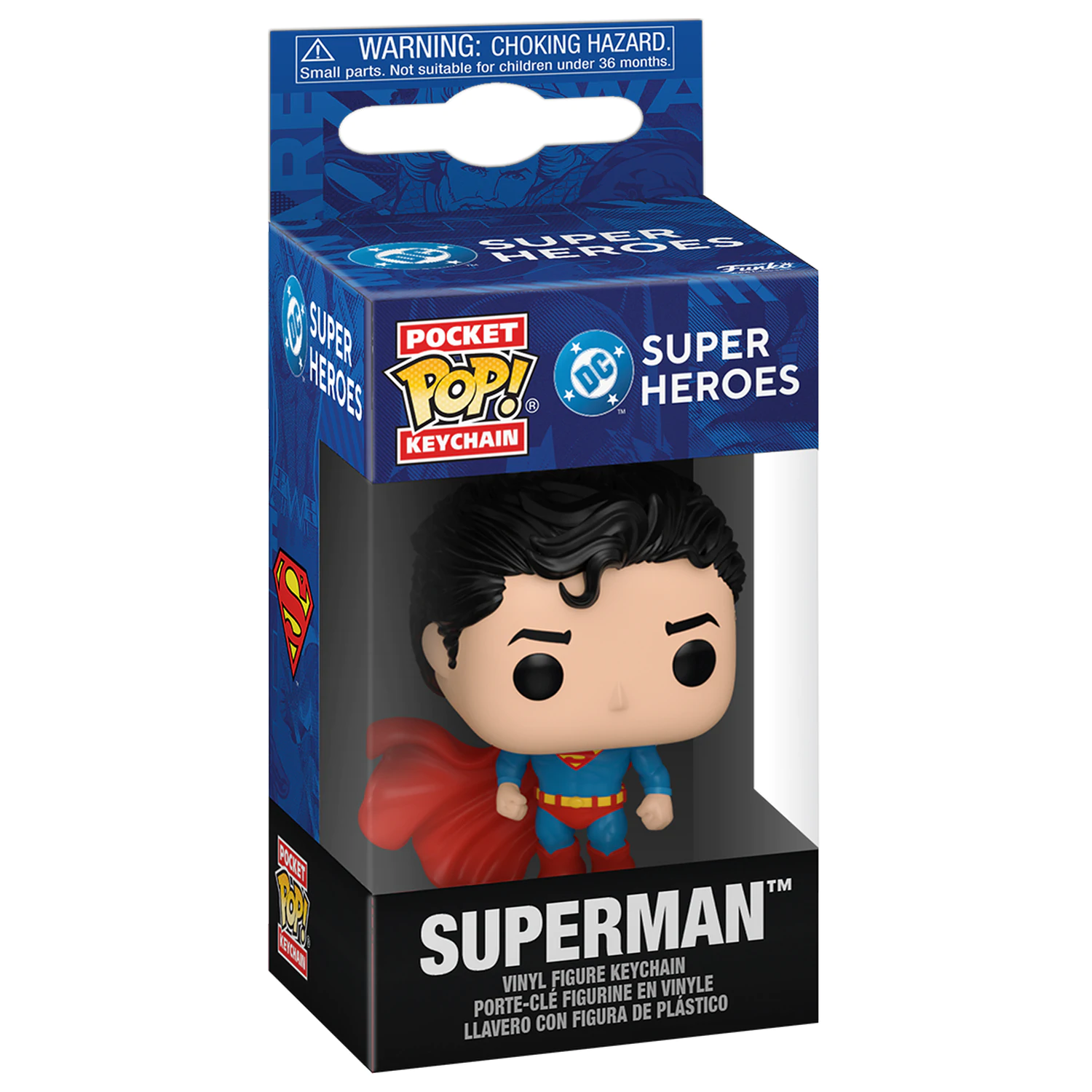 Breloc Pocket Funko POP Keychain DC Comics Superman poza produsului