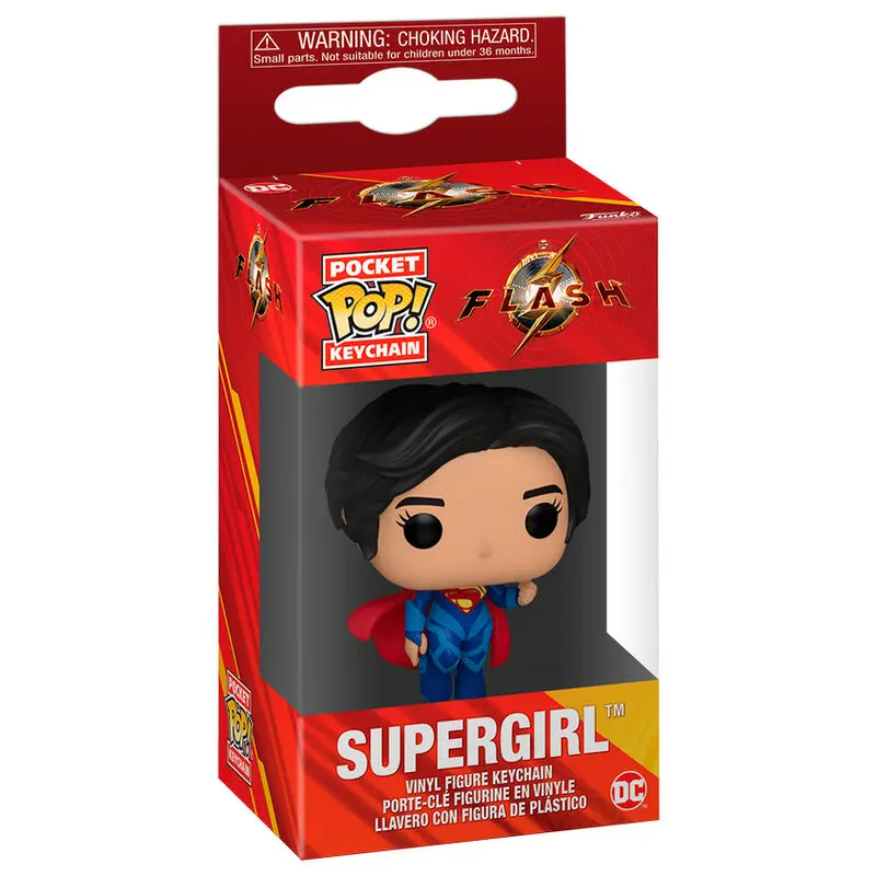 Breloc Pocket POP DC Comics The Flash Supregirl poza produsului