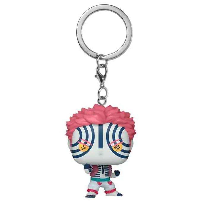 Breloc Pocket Funko POP Demon Slayer Kimetsu no Yaiba Akaza poza produsului