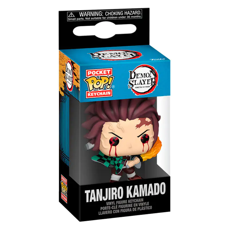 Breloc Pocket Funko POP Demon Slayer Kimetsu no Yaiba Tanjiro Kamado poza produsului