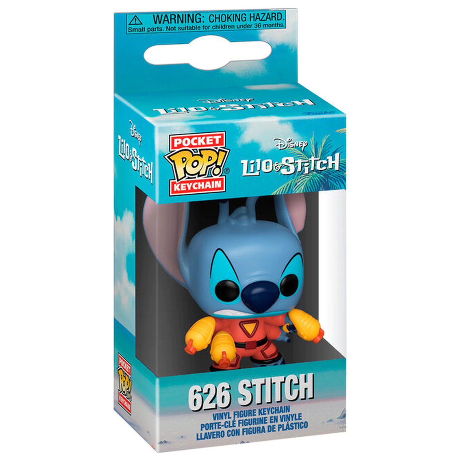 Breloc Funko POP de buzunar Disney Lilo & Stitch 626 Stitch poza produsului