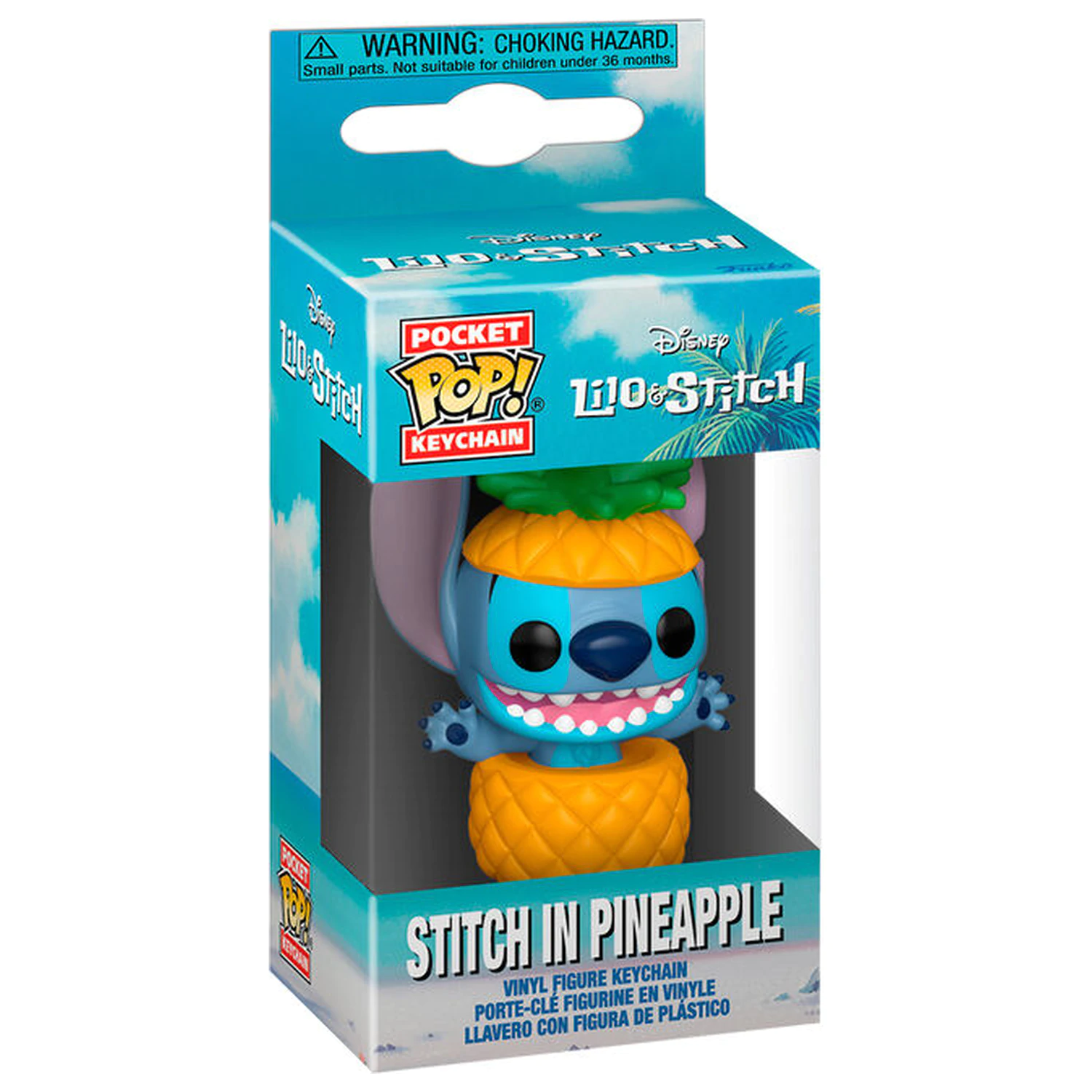 Funko POP breloc de buzunar Disney Lilo & Stitch - Stitch in Pineapple poza produsului