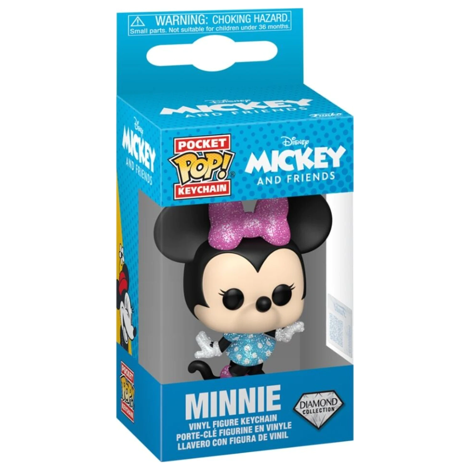 Breloc Pocket Funko POP Disney Mickey and Friends Minnie poza produsului