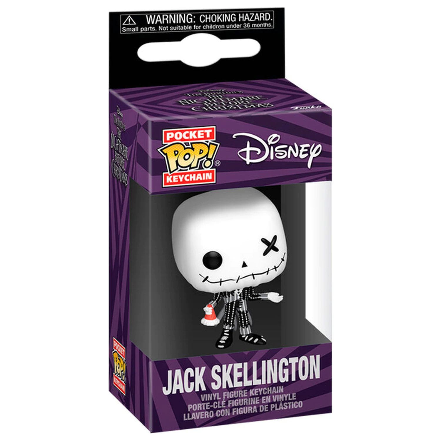 Pocket Funko POP Breloc Disney Nightmare Before Christmas Jack Skellington poza produsului