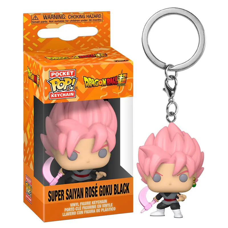 Breloc Pocket POP Dragon Ball Super Super Saiyan Rose Goku Black poza produsului