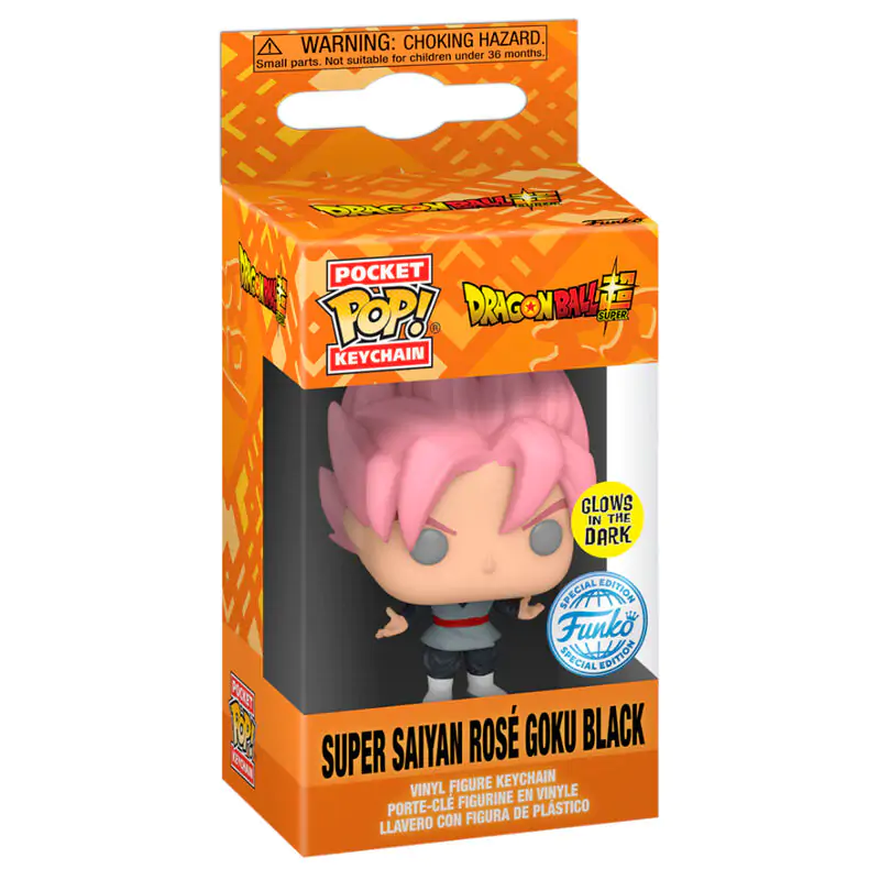 Breloc Pocket POP Dragon Ball Super - Super Saiyan Rose Goku Black poza produsului