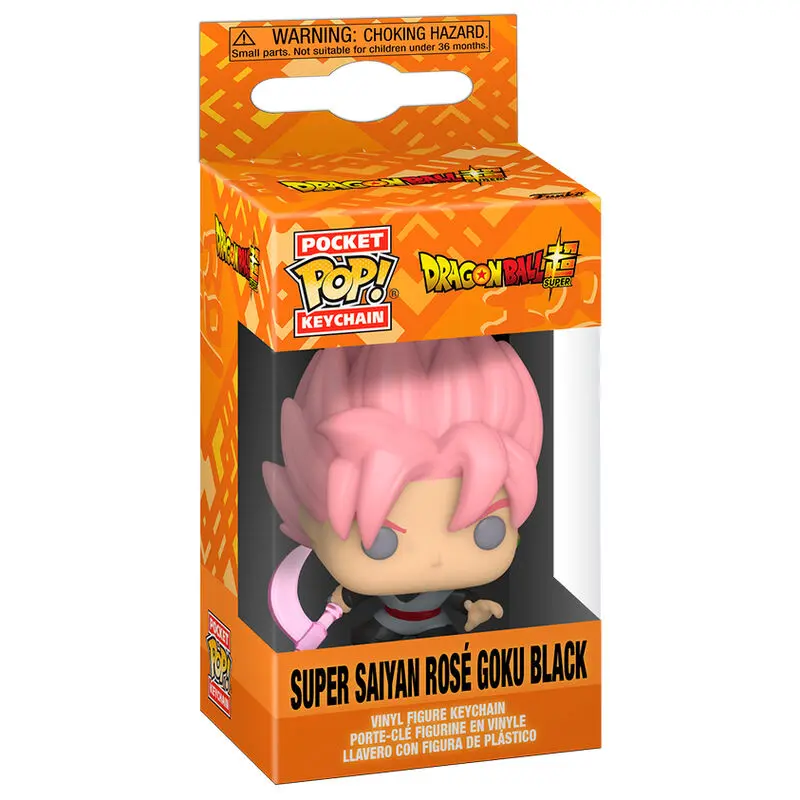 Breloc Pocket POP Dragon Ball Super Super Saiyan Rose Goku Black poza produsului