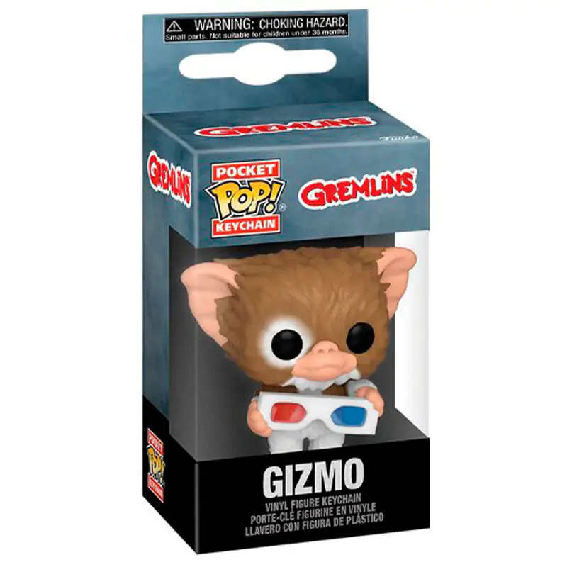 Breloc Pocket POP Gremlins Gizmo cu ochelari 3D poza produsului