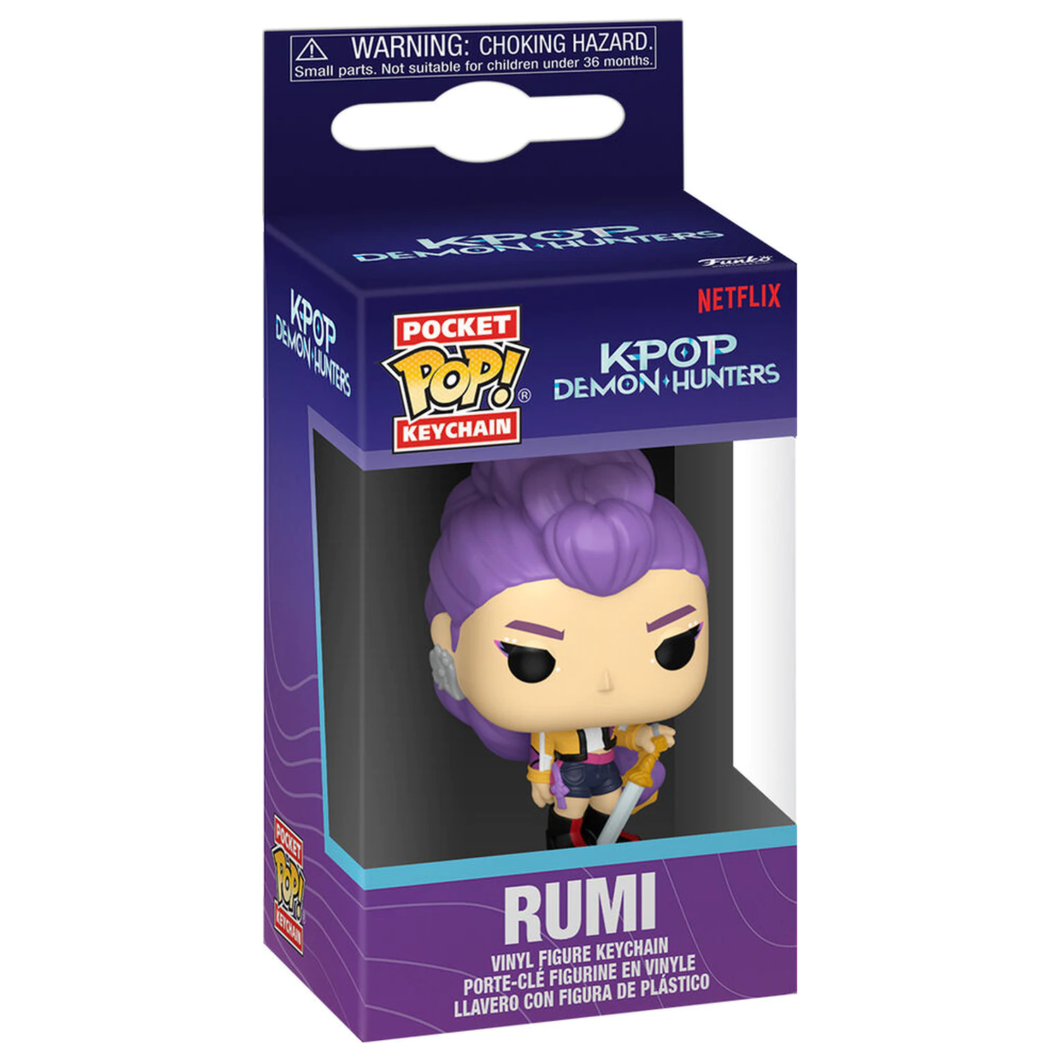Funko Pocket POP breloc KPop Demon Hunters Rumi poza produsului