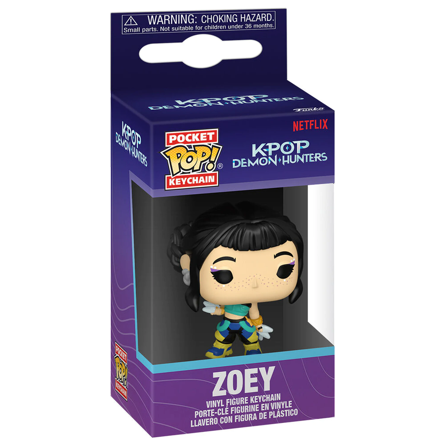 Funko Pocket POP breloc KPop Demon Hunters Zoey poza produsului