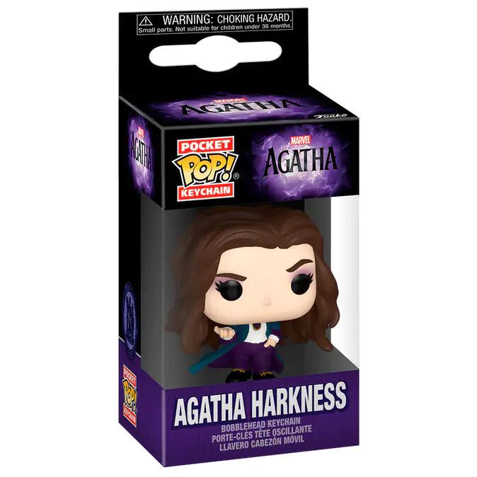 Breloc Pocket Funko POP Marvel Agatha - Agatha Harkness poza produsului