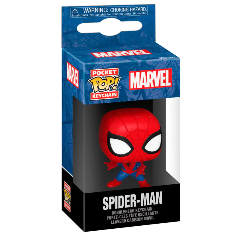 Breloc Pocket Funko POP Marvel Spider-Man Classics poza produsului