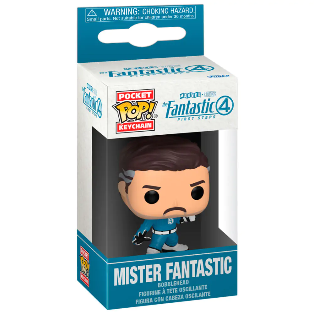 Breloc de buzunar Funko POP Keychain Marvel The Fantastic 4 Mister Fantastic poza produsului