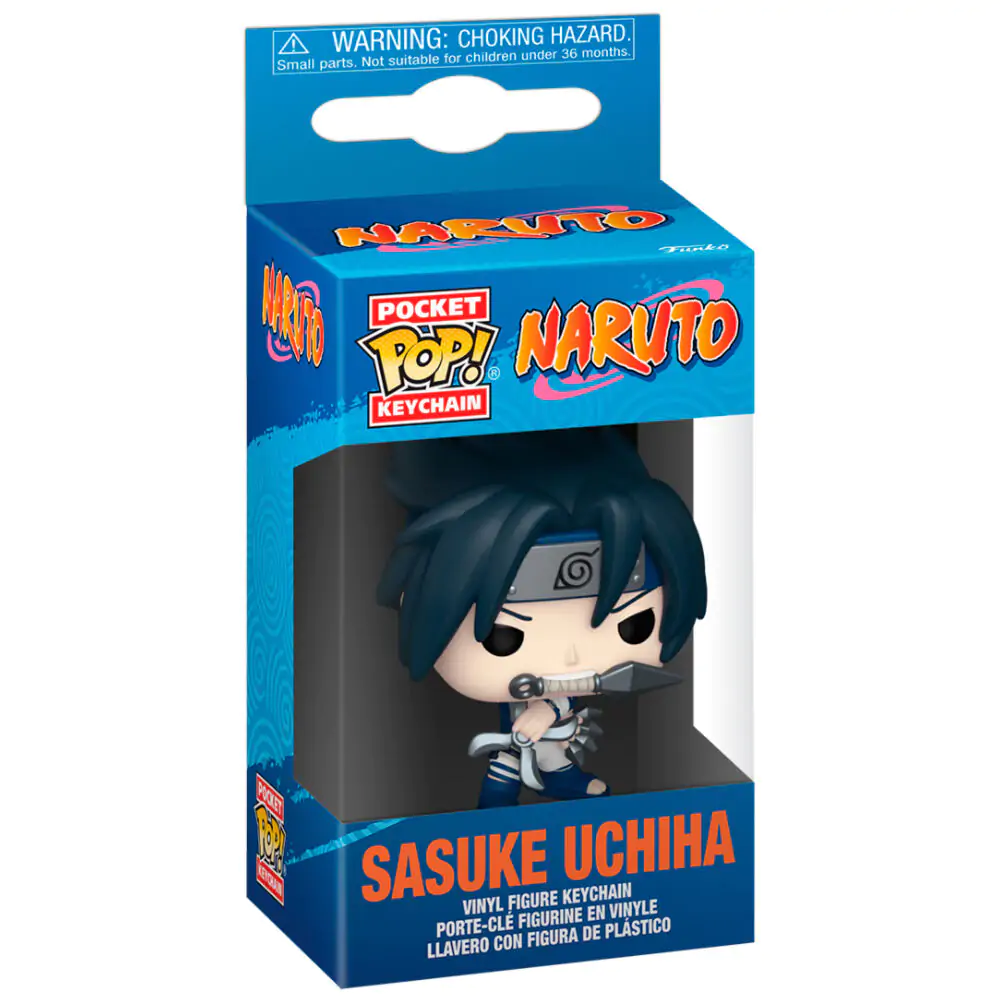 Pocket Funko POP Breloc Naruto Sasuke Uchiha poza produsului