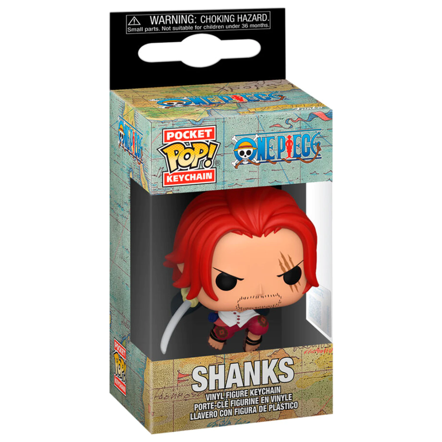 Pocket Funko POP Keychain One Piece Shanks poza produsului