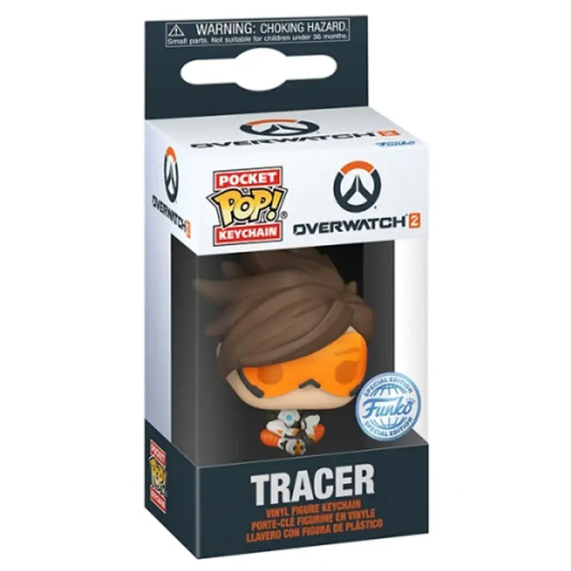 Breloc Pocket Funko POP Overwatch 2 Tracer poza produsului