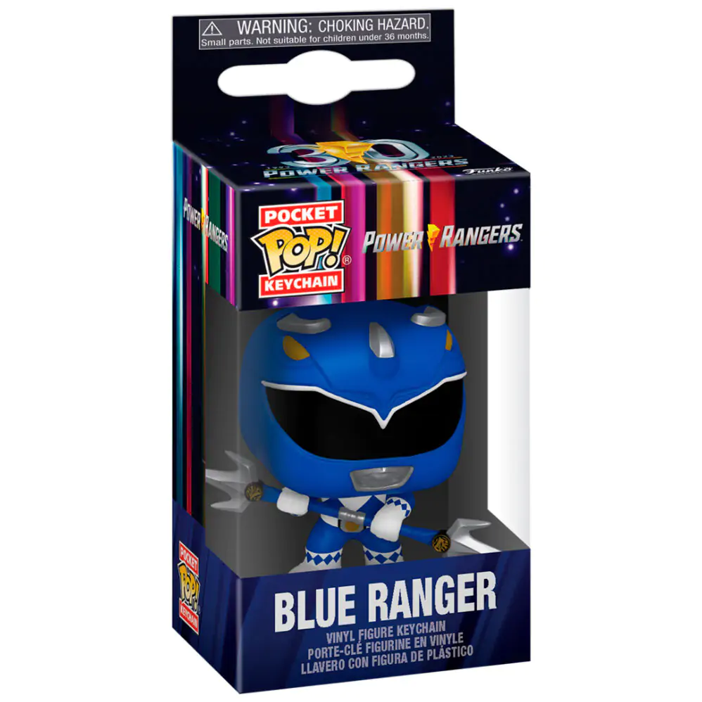 Breloc Pocket POP Power Rangers 30th Anniversary Blue Ranger poza produsului